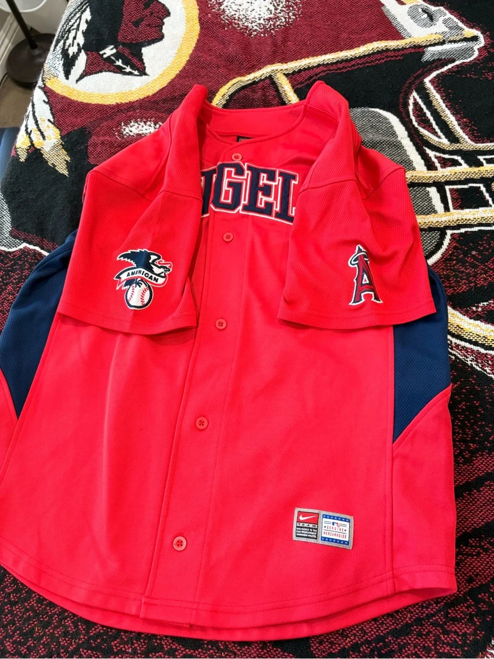 Vintage Nike mlb Anaheim Angels jersey xl youth